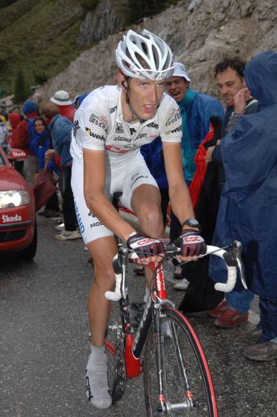 Nel 2007 Andy Schleck al Giro d&#39;Italia vince la classifica dei giovani. Bettini